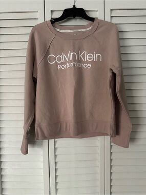 Calvin Klein Performance Dusty Mauve Crewneck Sweatshirt